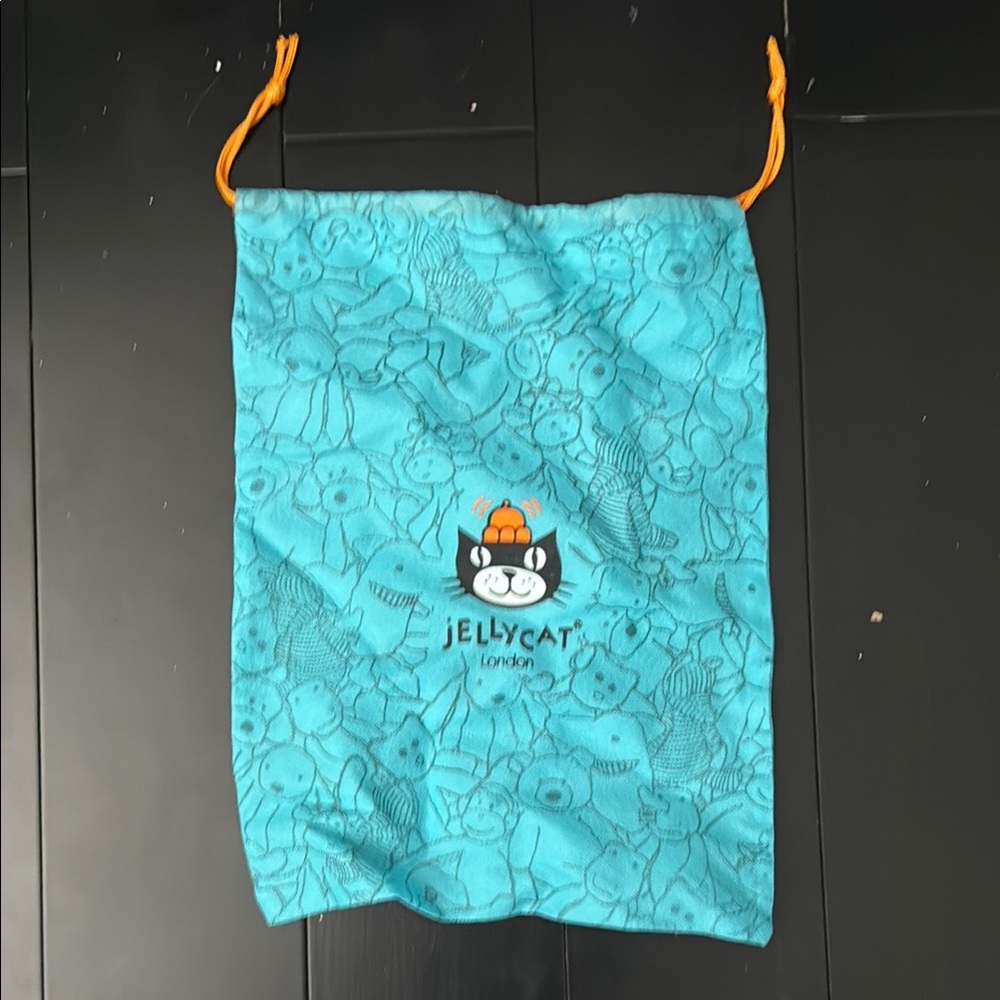 Jellycat Blue and Orange Storage Pouch